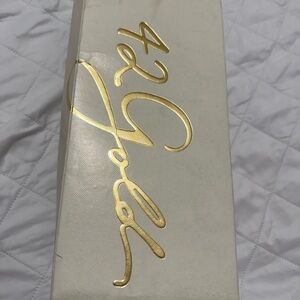 42 GOLD Ivory Box with Gold Script